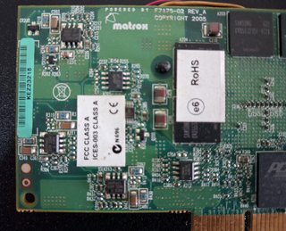 Tarjeta Gráfica Matrox QID LP PCI
