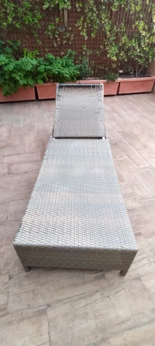 Tumbona de jardín/piscina plegable