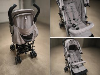 Silla de paseo Cybex gris.