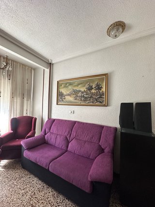 sofas morado de tela