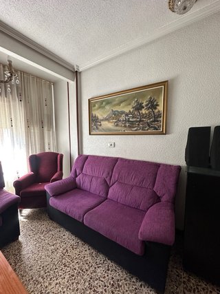 sofas morado de tela