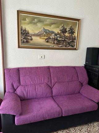 sofas morado de tela