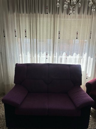 sofas morado de tela