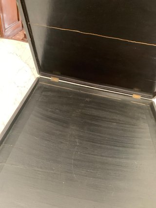 Caja mantón de Manila madera