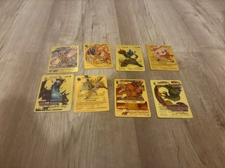 Cartas Pokemon Doradas