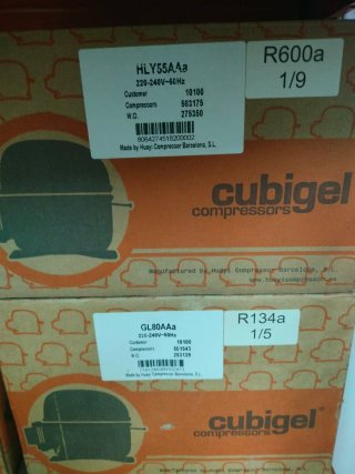 Compresor Cubigel GL80AAa R134a 1/5