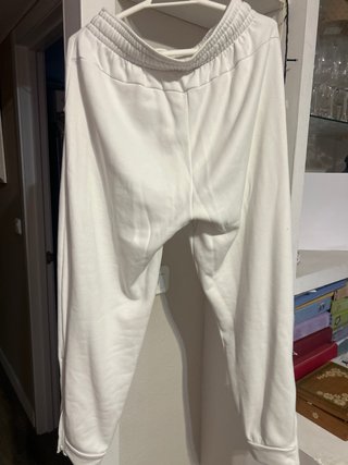 Pantalón chándal Adidas blanco