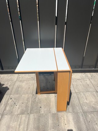 Mesa plegable vintage madera