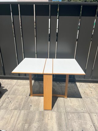 Mesa plegable vintage madera