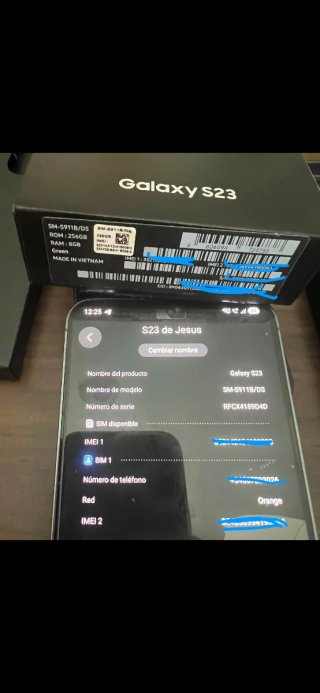 Samsung S23 256GB Verde  Como Nuevo y completo