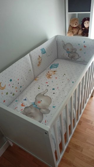 2 Cunas Blancas Ikea con Colchones