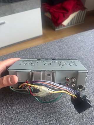 Radio Coche JVC Plata