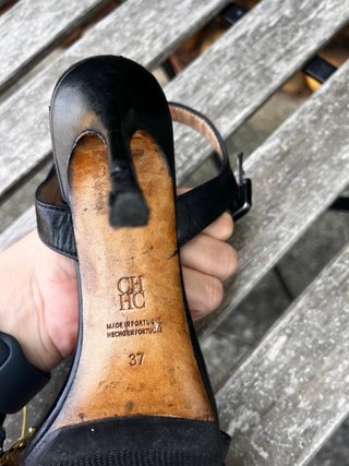 Sandalias Piel Carolina Herrera T.37