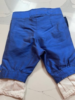 Calzón Fallero Niño Azul y Blanco
