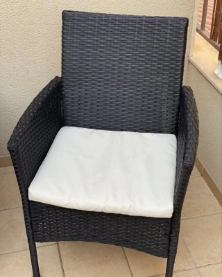 Conjunto Terraza: Sofá, 2 Sillas y Mesa