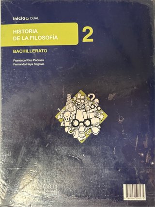 Historia de la filosofía, Bachillerato 2