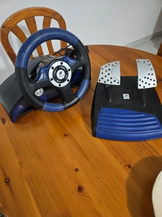 Consola PS2 Negra + 2Mandos + Mando TV+Volante