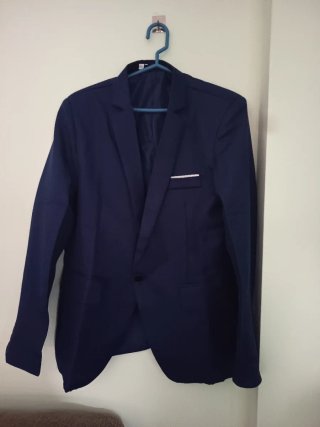 Traje de hombre azul 2 piezas