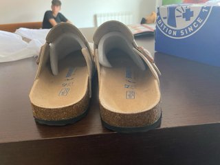 Birkenstock Boston Beige/Marrón Talla 42