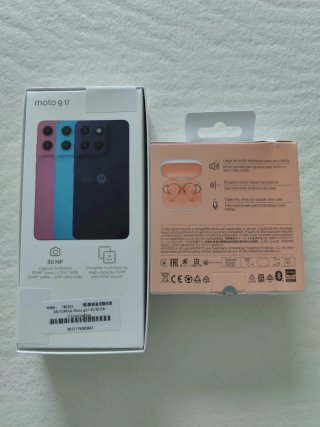Motorola G17 e moto buds