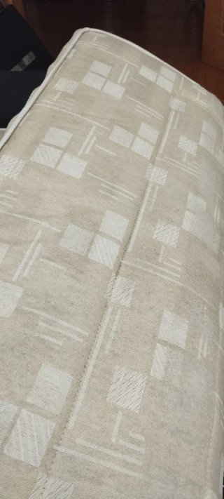 Sofá Cama Negro/Multicolor Tela con arcon