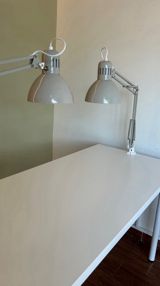 Mesa Ikea con 2 Flexos