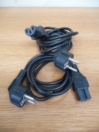 2 Cables Alimentación C15 1.80m