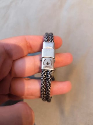 Pulsera hombre cordón trenzado