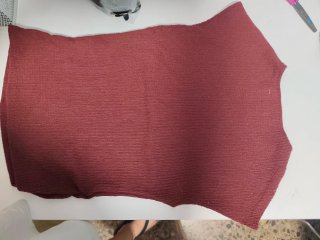 Pull&Bear Top Rojo Talla S