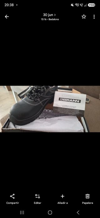 Zapatos de trabajo KINGSMANN negros