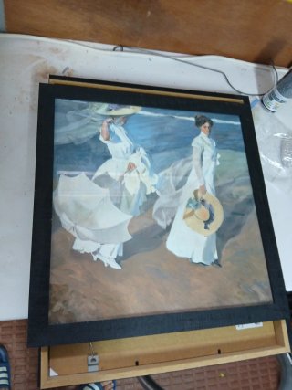 Cuadro Paseo a orillas del mar Sorolla