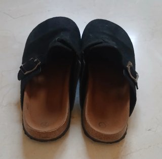 Zuecos negros talla 38