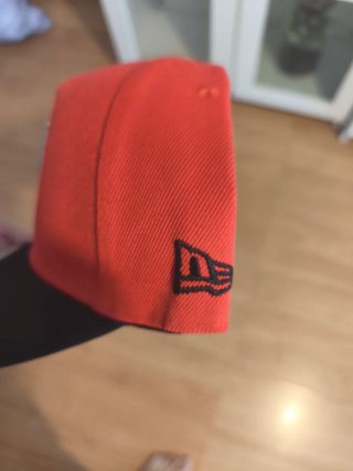 Gorra New Era NY 9FORTY Ajustable Naranja/Negra