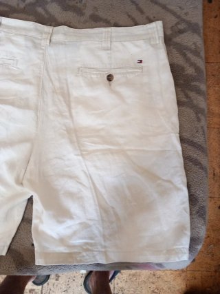 Pantalón Corto Blanco Tommy Hilfiger Talla L