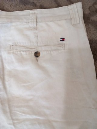 Pantalón Corto Blanco Tommy Hilfiger Talla L