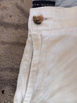 Pantalón Corto Blanco Tommy Hilfiger Talla L