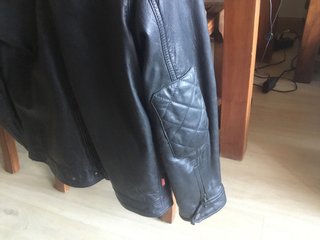 Chaqueta Levi's Piel Negra Auténtica