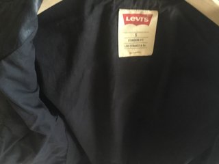 Chaqueta Levi's Piel Negra Auténtica