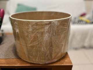 Pantalla de lámpara beige/marrón