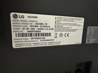 Televisión LG 42”