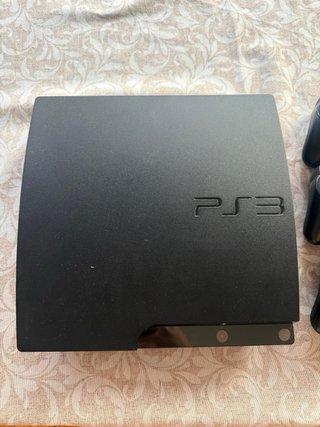 Consola PS3 Slim Negra + 3 Mandos
