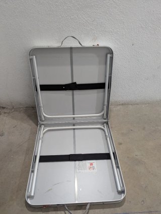 Mesa Plegable Decathlon Azul/Gris