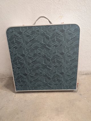 Mesa Plegable Decathlon Azul/Gris