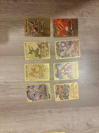 Cartas Pokémon Doradas
