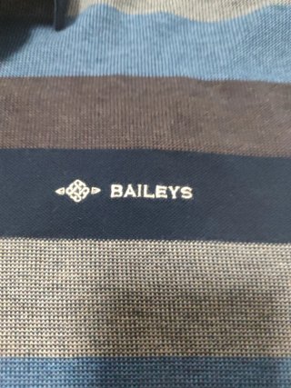 Jersey Baileys Rayas Marrón y Azul Talla M