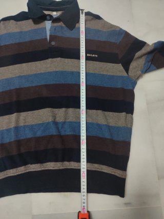 Jersey Baileys Rayas Marrón y Azul Talla M
