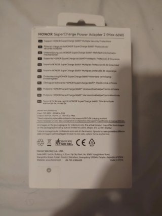 Cargador Honor SuperCharge 66W