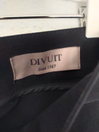 Pantalones rectos negros talla 38