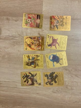 Cartas Pokémon Doradas