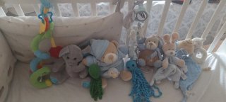 Lote Juguetes Bebé Peluches y Sonajeros